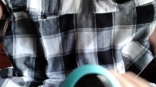 Milf Squirts All Over Her Mirror Using Vibrator