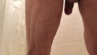 シャワー室で立ちオナニー