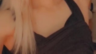 cute sexy hot petite blonde amateur tease tattoos panties abs stomach teasing smile eye contact