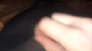 masturbation in stocking