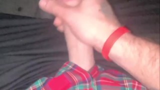 Jerking my dick in garage