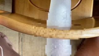 「うぅ...きもちいぃ...///」おなほ固定してエロ動画見ながらなれない腰振りオナニー～オナニー中毒～