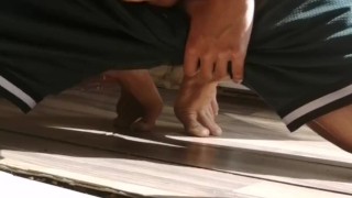 PUBLIC JERKING! LOT OF CUM!!! 