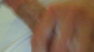 Showing girlfriend how to jerk me (CUMSHOT) (close up))
