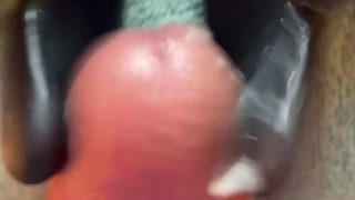 Monster vibrator makes me cum