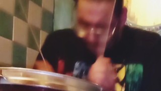 Banging it with BBQ skewers