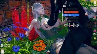 【性格おおらかで優しい】 AI少女プレイ動画(銀髪爆乳エルフ美少女と乳揉みエッチ)3DCGエロゲーム.【Hentai Game Ai Shoujyo 】Big tits Silver hair elf