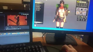 【巨乳行商人シャンとおっぱい揉み揉みエッチ！】 AI少女プレイエロ動画 リアル3DCGエロゲーム【Hentai Game Ai Shoujyo 】Big tits Peddler is rubbed