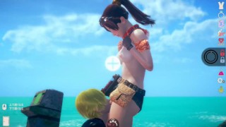 【巨乳行商人シャンとおっぱい揉み揉みエッチ！】 AI少女プレイエロ動画 リアル3DCGエロゲーム【Hentai Game Ai Shoujyo 】Big tits Peddler is rubbed