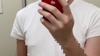 変態仮面現る！！コンビニのトイレでローション手コキしてあっという間に射精！！～オナニー中毒～