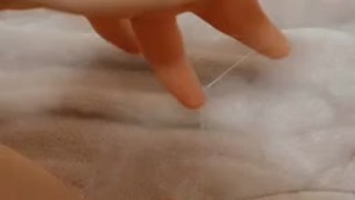 Kitty gurl is real wet