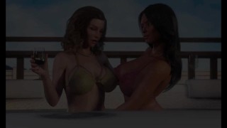 Treasure Of Nadia NLT-Media:Guy Is Spying Two Lesbian Milfs With Huge Tits-Ep83