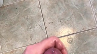 Quick bate with a hard cumshot 