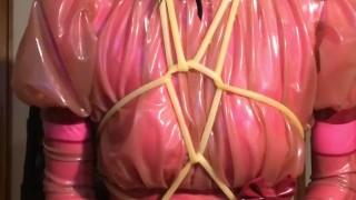 rubber doll with rebreath mask