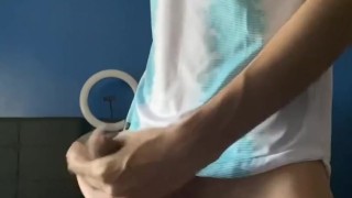 Con el polito de argentina 