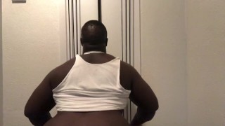 Beefcake With Thick Chest And Tender Nipples Working Out (He Gets So Damn Horny!)