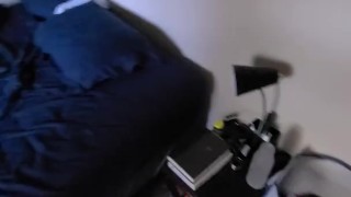 Jerking in roommates room