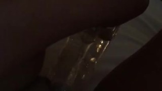 Thinking of a big cock while I fuck my self 