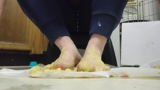 Canned Soup Foot Smashing, Who Wants Some?