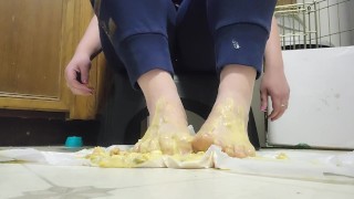 Canned Soup Foot Smashing, Who Wants Some?