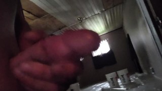 Stroking my cock