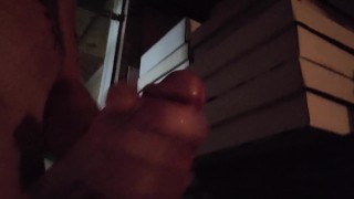 Stroking my cock