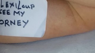 MissLexiLoup hot curvy ass female jerking off pov excited butthole