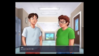 Chica Juega video juegos +18 - Gameplay SummerTime Saga