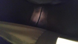 Crossdresser is pissing with my clothes on! (Office worker's style)