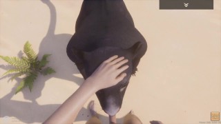 Wild Life / Black Furrie Panther Girl POV