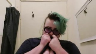 Hairy bbw big tit tease