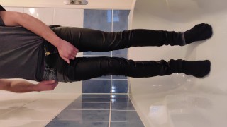 Pissing My Jeans In The Shower