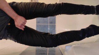 Pissing My Jeans In The Shower