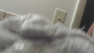 Cummed for the second time and wiped it on a clean rag