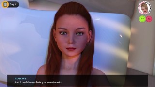 Dating my Step-Daughter # 52 Пробуем анал с рыженькой подружкой падчерицы