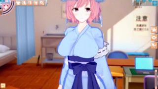 【エロゲーコイカツ！】東方 西行寺幽々子3DCGアニメ動画(東方Project)[Hentai Game Koikatsu! Touhou Yuyuko Saigyouji(Anime 3DCG