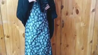 Moroccan hijab girl - Strip tease TikTok