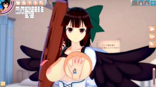 【エロゲーコイカツ！】東方 霊烏路空(お空)3DCGアニメ動画(東方Project)[Hentai Game Koikatsu! Touhou Utsuho Reiuji(Anime 3DCG
