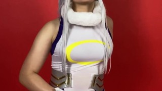 Mirko From MHA Plays With Her Pussy Until She Orgasms