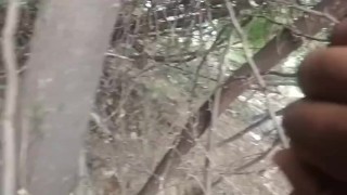 Outdoor college girl blowjob