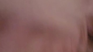 Morning blowjob cum on tits 