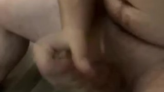 Lonely handjob in hotel room 