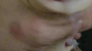 Cumming with a pussy sleeve