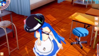 【エロゲーコイカツ！】東方 比那名居天子3DCGアニメ動画(東方Project)[Hentai Game Koikatsu! Touhou Tenshi Hinanawi(Anime 3DCG Vid