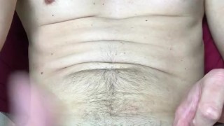 Handjob with big cumshot! Enjoy with me