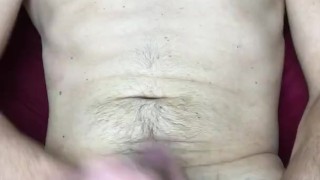 Handjob with big cumshot! Enjoy with me