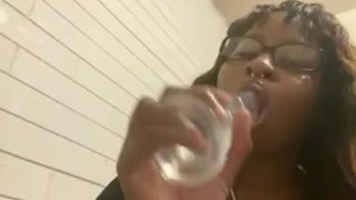 Dildo sucking
