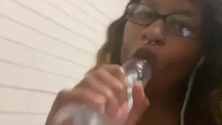 Dildo sucking