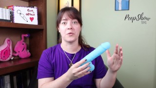 Toy Review - Touch And Glow 8" Glow in the Dark Dildo, Dual-Layer Silicone