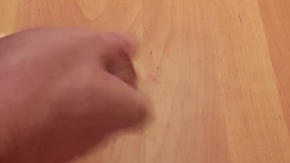Close up cock sounding